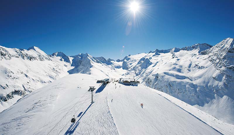 Skifahren im Skigebiet Obergurgl Hochgurgl